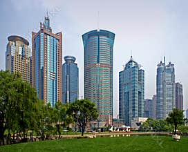 Shanghai skyscrapers