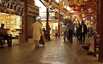 Gold souk (market) in Dubai