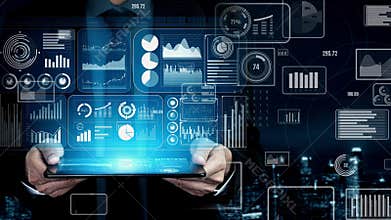 Big Data Technology for Business Finance conceptual.