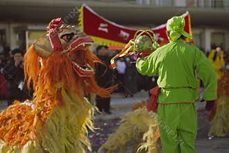 Lion dance