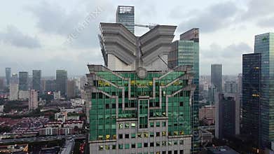 Jing'an District Jewel: Striking High-Rise Against Shanghai Skyline