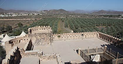Mountain view from Jabreen Castle