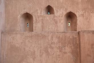 Lookouts at Jabreen Castle