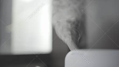 Humidifier adds moisture to the air in a room