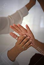 Healing hands of love