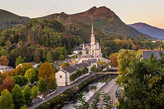 Holy place of pilgrimage Notre Dame de Lourdes