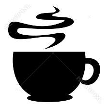 Coffee cup silhouette
