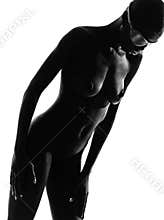 Woman futuristic portrait