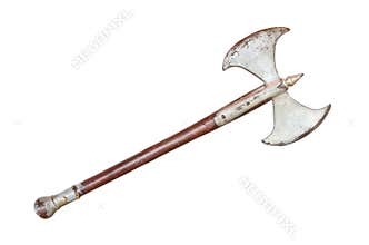 Vintage axe isolated