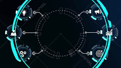 BPM Business process management system technology concept