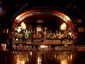 Old Fashioned Western Saloon Bar