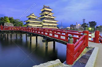 Matsumoto Castle in Matsumoto, Japan
