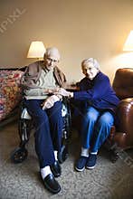 Elderly couple.