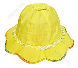 Children's summer yellow hat