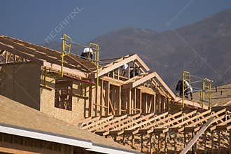 New house and home construction