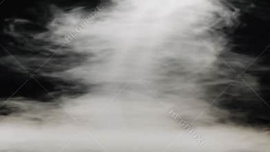 Tornado animation with black background