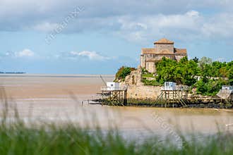 Romanesque church near Royan, Charente Maritime, France