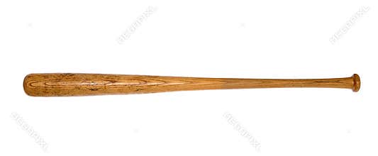 Baseball Bat Over White Background