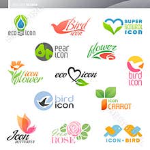 Nature. Icon set.