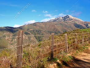 Coast Road View of Pico Blanco