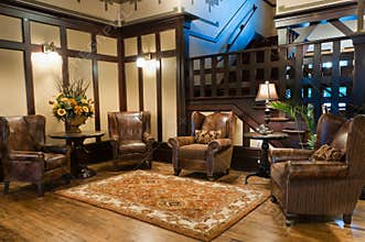 Classic Luxury Hotel Lobby