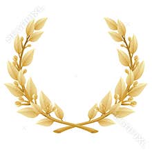 Detailed Laurel Wreath Victory or Quality Award,