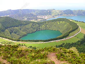 Volcanic caldera