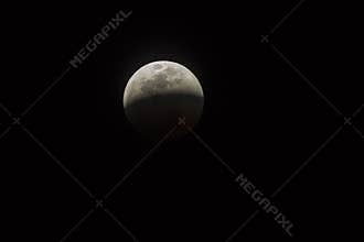 Moon eclipse in Africa