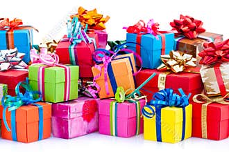 Colorful gifts box