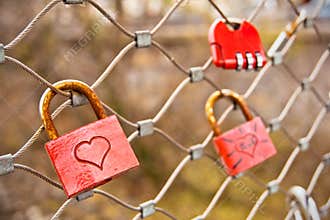Love padlocks