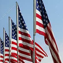 Honoring Fallen Heroes - American Flags On Memorial Day