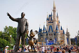 Disney Castle in magic kingdom