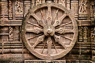 Ancient Hindu Temple at Konark (India)