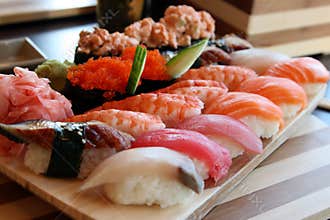 Sushi end rolls