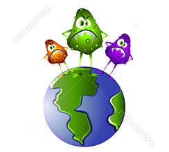 Superbug Germs on The World