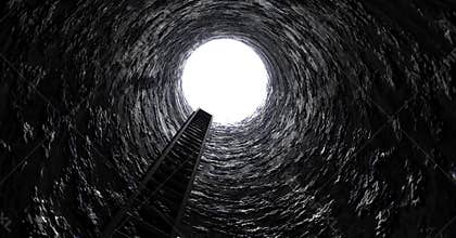 Ladder out of the tunnel