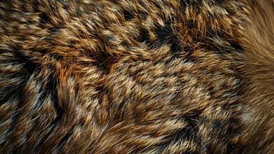 Exploring the intricate patterns of wild feline fur up close in nature