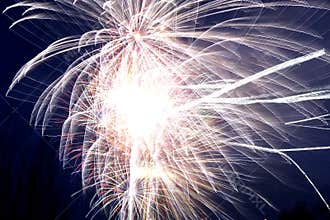 Firework exploding