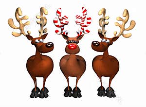 Candy Cane Reindeer
