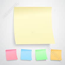 Yellow post it notes