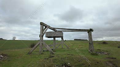 English rural landscape b-roll from Magpie Mine in the Derbyshire Peak District National Park