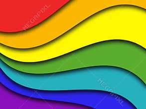 Abstract rainbow background