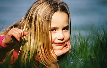 Cute girl outdoors