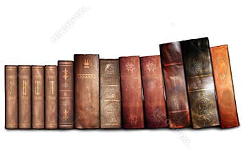 Old books, library
