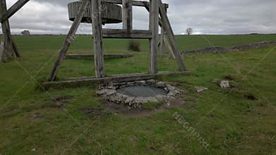 Destination scenics b-roll of Magpie Mine in the Derbyshire Peak District National Park