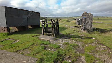 Destination scenics b-roll of Magpie Mine in the Derbyshire Peak District National Park