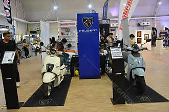 Peugeot django 150 at moto heritage weekend in Muntinlupa, Philippines