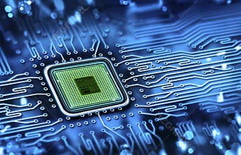 microchip integrated on motherboard
