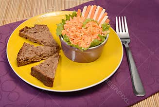 Celery Carrot Salad Snack