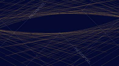 Circular motion in dark blue lines moving clockwise with central shape